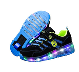 Ufatansy LED Light Up Wheels Skate Roller Shoes