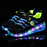 Ufatansy LED Light Up Wheels Skate Roller Shoes