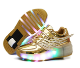Ufatansy LED Light Up Wheels Skate Roller Shoes