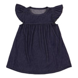 Baby dresses Boutique Kids Ruffle Pearl Dress little girls dresses Cotton Toddler Girls Smocked Flutter Sleeve Blank Dress