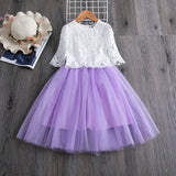 White Kids Wedding Princess