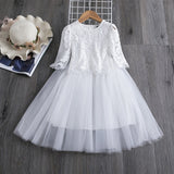 White Kids Wedding Princess