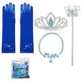 Girl Fluffy Princess Ball Gown Kids Tulle Lace Shoudlerless Performance Dress Cinderella Gorgeous Blue Costumes Halloween Party