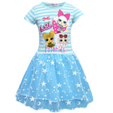 Toddler Girl Cartoon Pink Dress